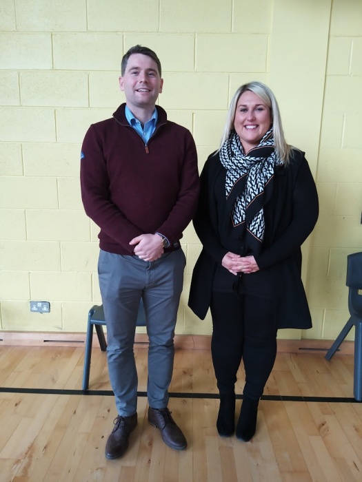 Barry O' Leary and Michelle O' Brien November 2020